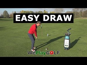 Golf instruction: Easy tip to draw the golf ball - How to curve the golf ball to the target