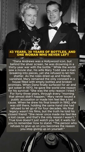 43 YEARS, 30 YEARS OF BOTTLES, AND ONE WOMAN WHO NEVER LEFT