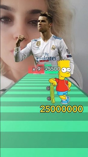 Simpsons vs Ronaldo #simpsons #simpson #ronaldo #cr7 #animegames #demonslayer #dragonball #onepiece