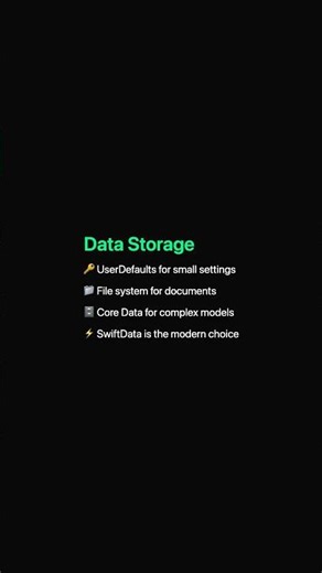 How to Store Data in iOS Apps 💾