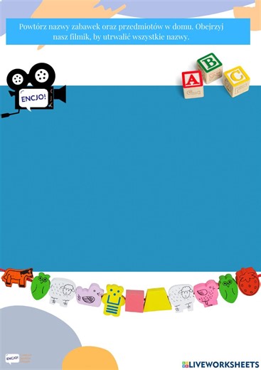 IWS toys and furniture worksheet