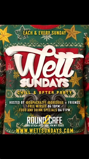 WettSundays | Happy Holidays.. The City May Be Cold! Not At Wett Sundays 🌊🔥 Even with the chill, the vibes stay HOT — nonstop energy every week! Each &... | Instagram