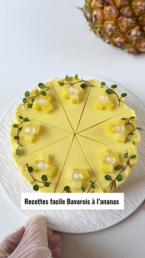 Recette de Bavarois à l'ananas facile