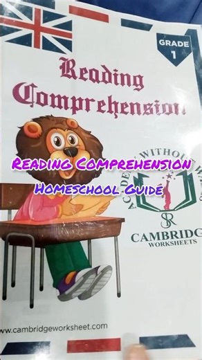 Reading Comprehension Grade 1 Syllabus | Homeschool Guide