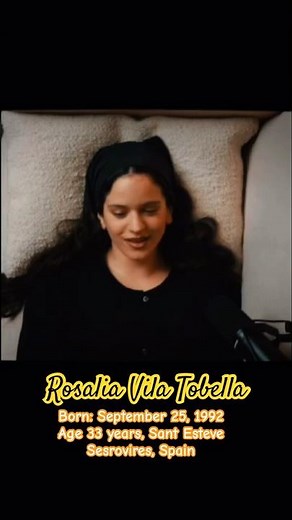 Spanish singer-songwriter | Rosalia 🇪🇸