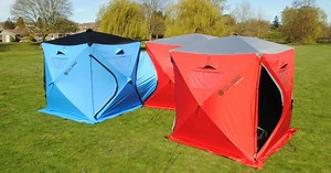 The Qube reshapes the modular, connected tent