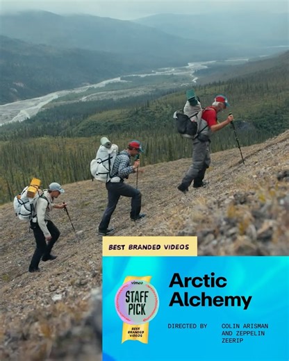 Vimeo Staff Picks on Instagram: "Best Branded Video of the Year winner 2025 🏆 ”Arctic Alchemy” from @colin_arisman and @zeppelinzeerip for @kahtoola and @alpacka_raft “Arctic Alchemy” follows climate scientist Roman Dial through a lifetime of searching for his son lost in the Costa Rican wild and the source of a strange Arctic poisoning. Its cinematography, intimate archival photos, and killer soundtrack leave a mark. Watch it now and the rest of the Best of the Year winners at the link in bio.