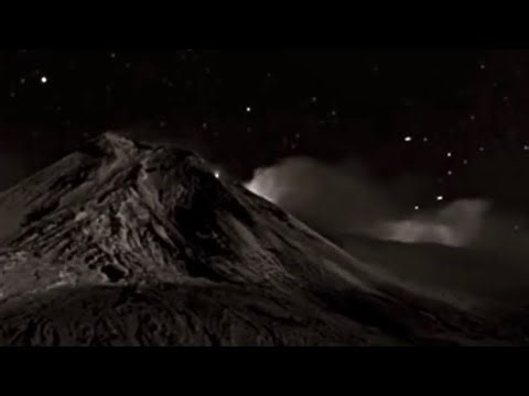Multiple alien craft exiting mountain facility