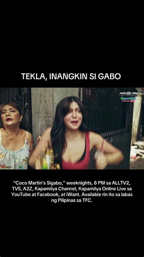 Miss na miss naman. 😆 Abot langit ang saya ni Tekla (#SueRamirez) nang muling makita si Gabo (#CocoMartin). “Coco Martin’s Sigabo,” weeknights, 8 PM sa ALLTV2, TV5, A2Z, Kapamilya Channel, Kapamilya Online Live sa YouTube at Facebook, at iWant. Available rin ito sa labas ng Pilipinas sa TFC. #ABSCBN #ABSCBNPR