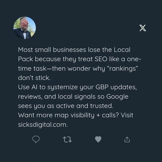 Your Google Business Profile went quiet—and the Map Pack slipped. We see it every week: a small bus