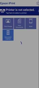 How to connect Epson printer with app