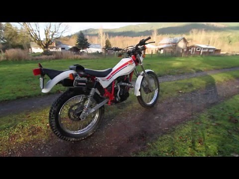Honda Reflex TlR200 motorcycle 1986 honda's golden age. Trials bike