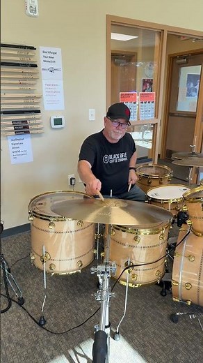 👀 The Omete Fusion Series 22" Ride Cymbal Sound Byte! #rldrums #ometecymbals