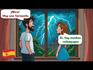 10 Simple Spanish Conversations: Talking About the Weather (With Subtitles)