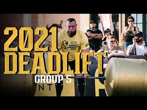 770 lbs (349 kg) Deadlift for Reps | 2021 World's Strongest Man | Group Five
