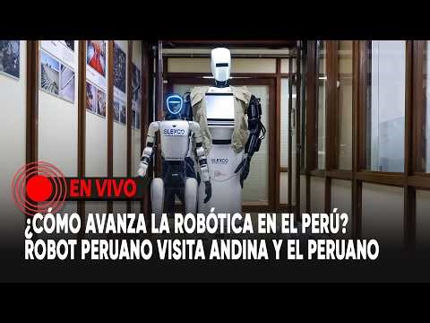 Video: ¿Cómo avanza la robótica en el Perú? Robot peruano visita Andina y El Peruano por Agencia de Noticias Andina
