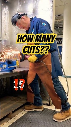 This cut-off disc won't quit #metalworking #durability #testing