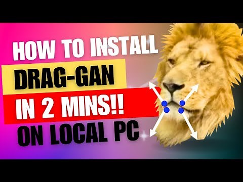 Install Offline DragGan on Your PC in 2 Minutes | AI for Epic Lion Roars & Running Horses!
