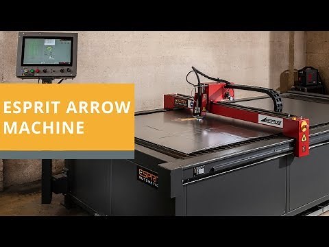 Arrow sheet metal CNC Plasma Cutting Machine - Esprit Automation