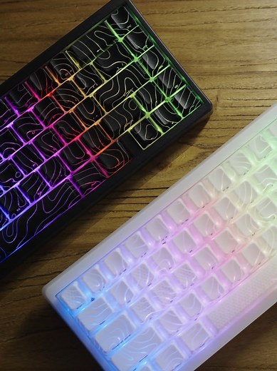 XVX M67 JadeStone Mechanical Keyboard with IMD-TECH Keycaps #rgb #fyp #board #gameing #desksetup #keyboards #customkeyboard #keycap #keycaps #techtok #keyboard #mech #custom