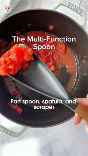 😮This spoon is really useful! Scooping, stirring, scraping — an almost indispensable tool in my pan 🔗bellow in the first comment #KitchenUtensils #CookingUtensils #KitchenEssentials #CookingAtHome #AmazonProducts #EverydayCooking #KitchenUpgrades #CookingSpoon #SiliconeSpoon #KitchenTips #MinimalistKitchen #HomeChef #AmazonKitchen #SmartCooking | Interior Decor World