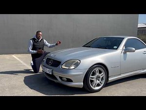 The Mercedes SLK 32 AMG || the forgotten baby benz || Tour and walk around/through || roof down