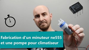 Minuteur ne555 et pompe de relevage climatisation