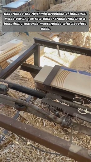 Advanced Wood Carving Technology Creating Perfect Rhythmic Texture Art