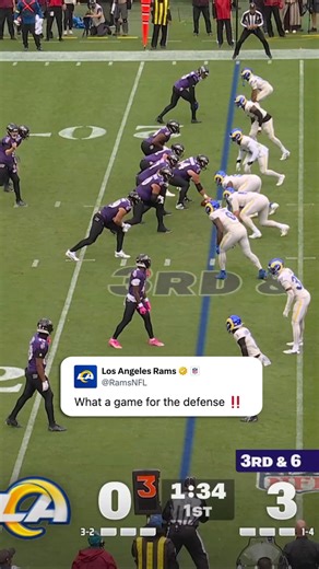 Lovin' this Rams defense 😤 • More highlights on youtube.com/@LARams | Los Angeles Rams