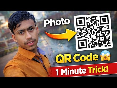 1 Click Mein Photo Se QR Code Kaise Bannye... | Photo To QR Code | Chaturvedi Ji Tech.