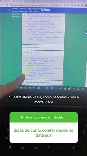 Você sabe como utilizar o DATASUS para coletar dados