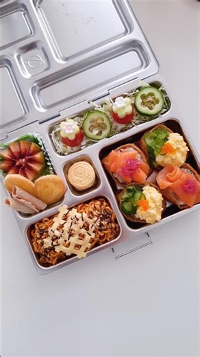 🍱 Back to my Lunch Bento routine - Day 41 ⭐️ #asmr #lunchbox #bento #food #shorts