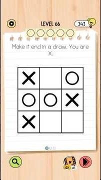 Brain Test 5 Level Make it end in a draw #braintest5