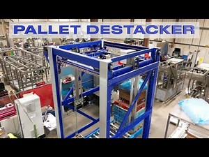 Custom Designed and Built Automated Pallet Destacker