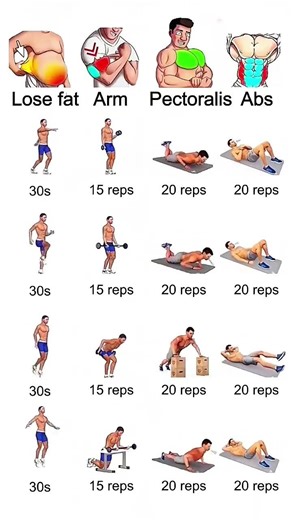 FULL BODY FAT LOSS WORKOUT 🔥 | ARM, CHEST & ABS WORKOUT AT HOME 💪 #shortvideo #viralvideo #ytshorts