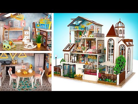 La plus grande de toutes les maisons miniatures | Kit maison de poupée