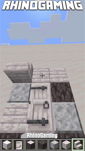 Pale Oak & Diorite Combine To Make An AWESOME Doorway! #shorts