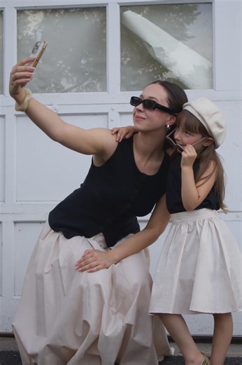 Passende Mutter und Tochter Röcke | Bio Baumwolle Sommer Outfit - Etsy.de