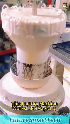 This Factory Machine Works Like Magic! 🔥 #Technology