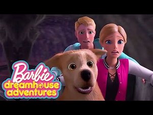 @Barbie - BARBIE RUNS FROM THE SCARY GHOST! 👻 - Barbie Dreamhouse Adventures