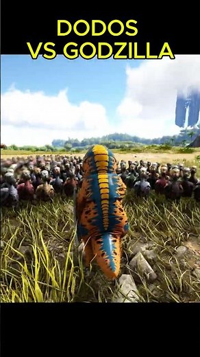 100 Dodo vs Godzilla (Ark survival evolved)