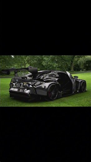 Este BMW M4 GT3 negro debería ser ilegal 🖤 #bmwm4 #gt3 #widebody