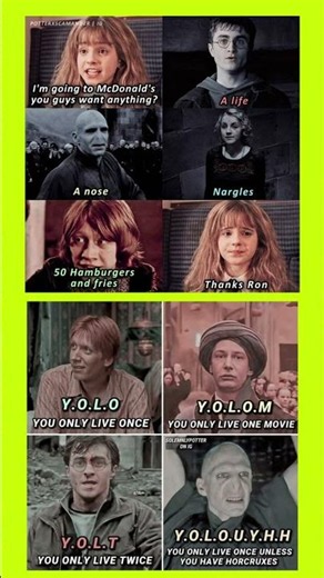Harry Potter Funniest Memes That Will Make Every Potterhead Laugh 😂⚡ | Hogwarts Memen #Shorts