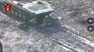 The suicide of two Russian army soldiers at once after a failed assault.