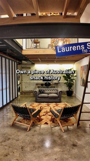 This historical warehouse conversion is for sale! #propertytour #loftliving #melbourne #apartment