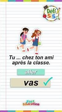 Défi 5/5 – Présent de l’indicatif : Aller, venir, faire et dire 💬 – Exercices en vidéo (CE1, CE2, C