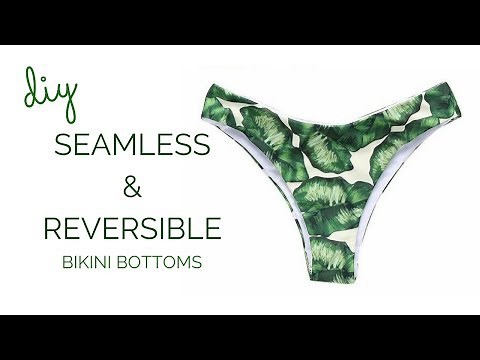 DIY Seamless and Reversible Bikini Bottoms || Katie Fredrickson