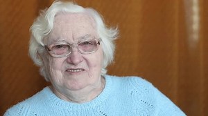 Portrait Happy Smiling Elderly Woman Stock Footage Video (100% Royalty-free) 1109750259 | Shutterstock