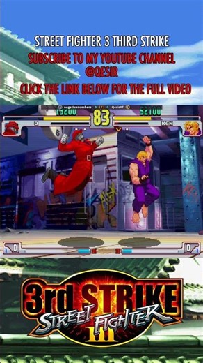 STREET FIGHTER 3 THIRD STRIKE: negativenumbers VS QesirYT SHORT
