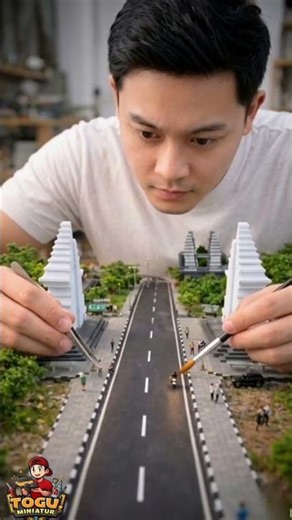 West Java & Central Java Border Gate | Realistic Indonesian Miniature